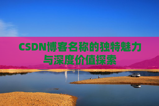 CSDN博客名称的独特魅力与深度价值探索